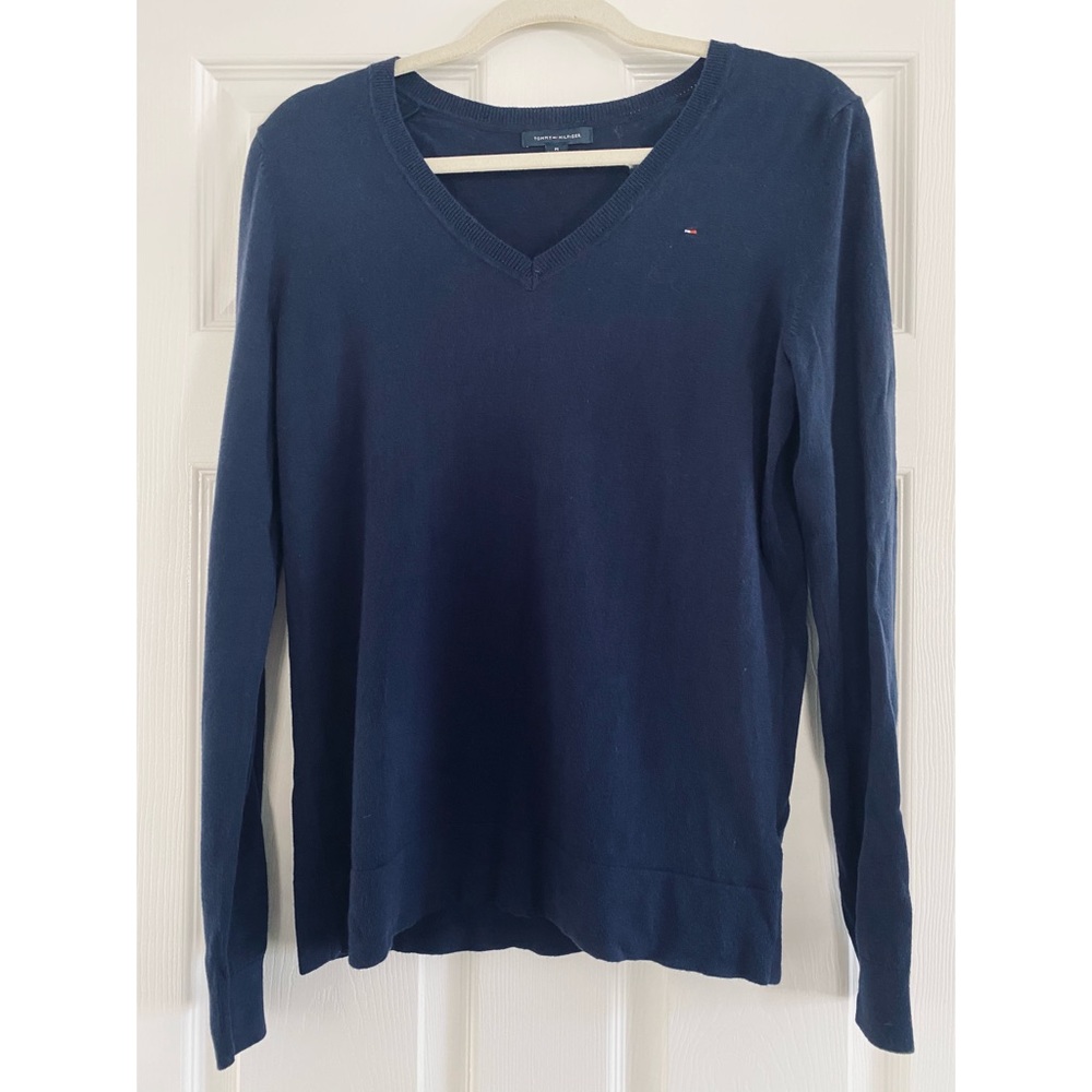 TOMMY HILFIGER long sleeve V-neck sweater